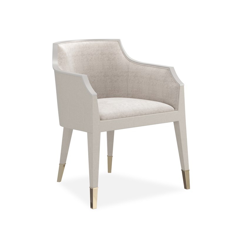 Sabot by Caracole — a modern armchair with sleek lines and plush upholstery in a neutral fabric.
