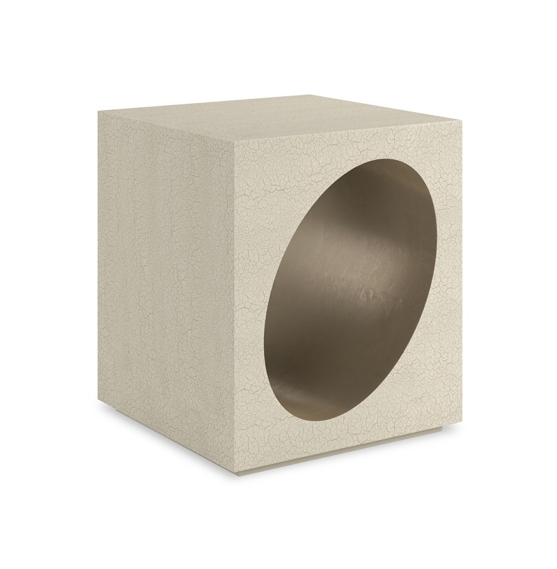 Chasm End Table by Caracole – Bold, modern end table with a striking design and luxurious finish, ideal for contemporary spaces in Royal Oak, Michigan.