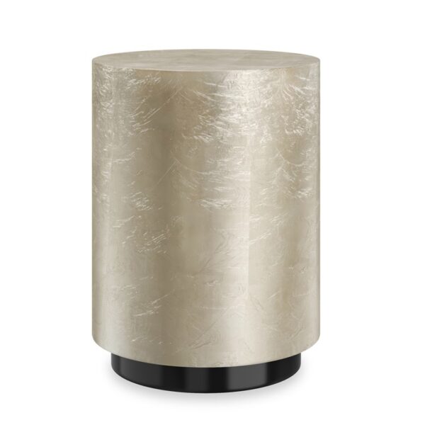 Cocktail Couture Round End Table by Caracole – Elegant round end table with a luxurious finish, perfect for contemporary living spaces in Royal Oak, Michigan.