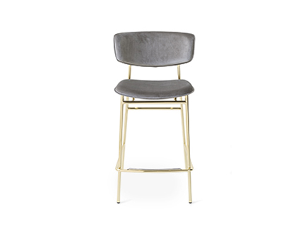 FIFTIES chair by Calligaris with vintage-inspired design and upholstered seat.