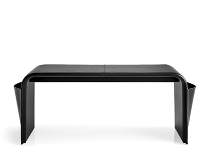 SHAPE chair by Calligaris with minimalist design and curved upholstered seat.