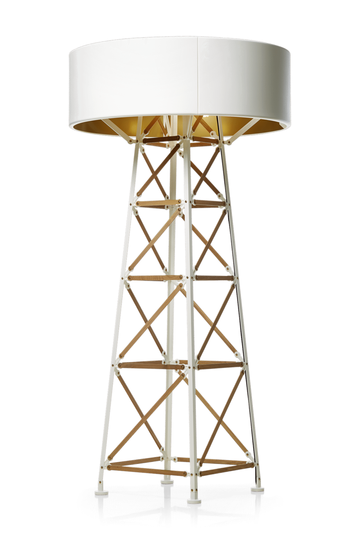 Construction Lamp Floor by Moooi in Royal Oak Michigan showroom, modern contemporary Italian luxury lighting accessory by Italcasa.