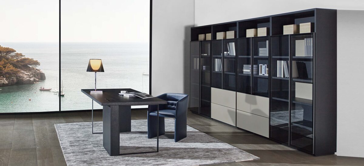 Content Cabinet 03/04 by Camerich, a sleek and modern storage solution with clean lines, perfect for organizing while adding sophistication to contemporary interiors.