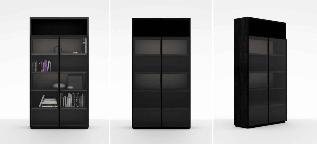 Content Cabinet 03/04 by Camerich, a sleek and modern storage solution with clean lines, perfect for organizing while adding sophistication to contemporary interiors.