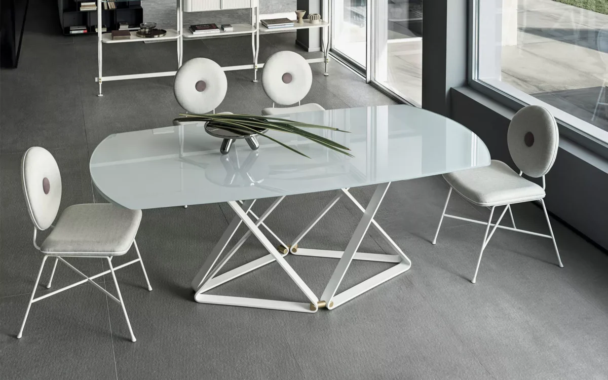 Penelope by Bontemoi – refined contemporary Italian armchair showcased at Italcasa Design showroom in Troy, Michigan
