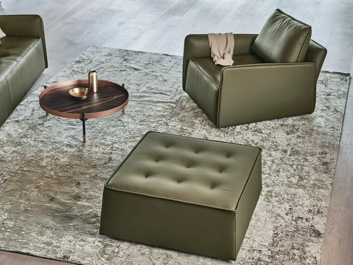 “Planet by Bontempi luxury Italian coffee table in Troy, Michigan showroom”