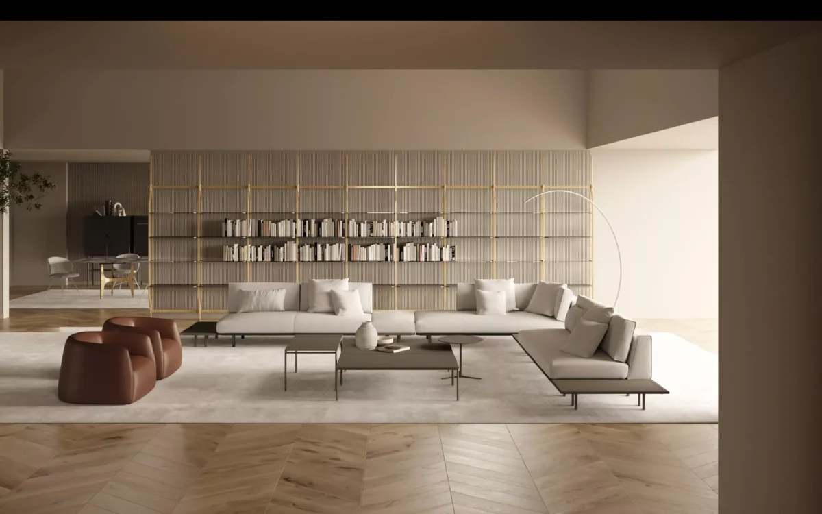 Dakota by Bontempi – luxury modern Italian-design furniture piece showcased at Italcasa Design showroom in Troy, Michigan