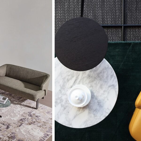 Embrace Chair with soft upholstered curves