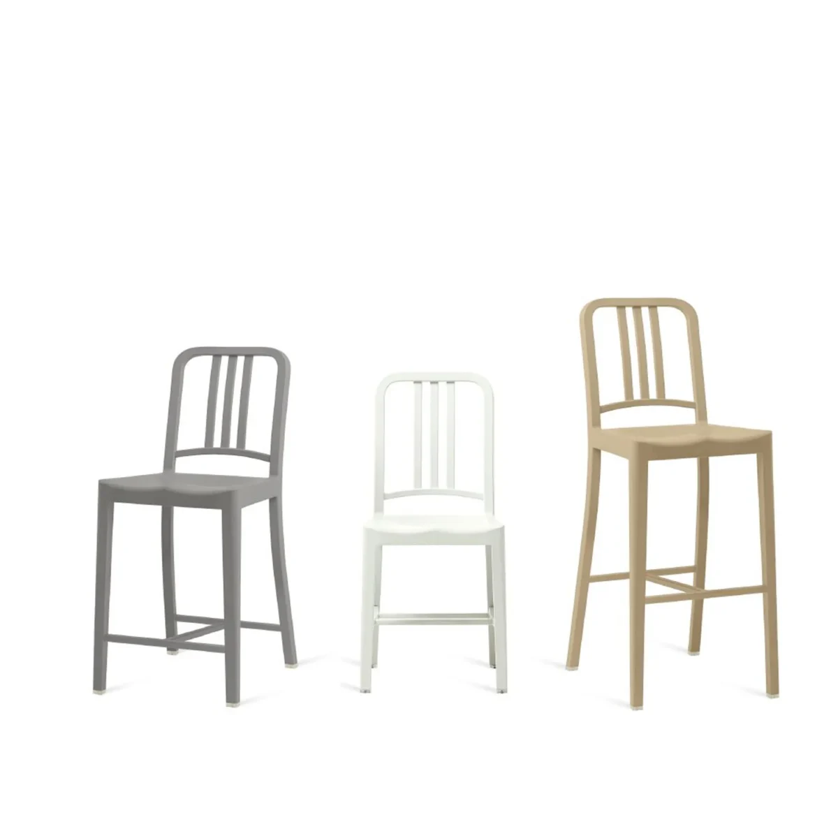 111 Navy stool by Emeco – elegant and functional seating for luxury interiors in Birmingham.