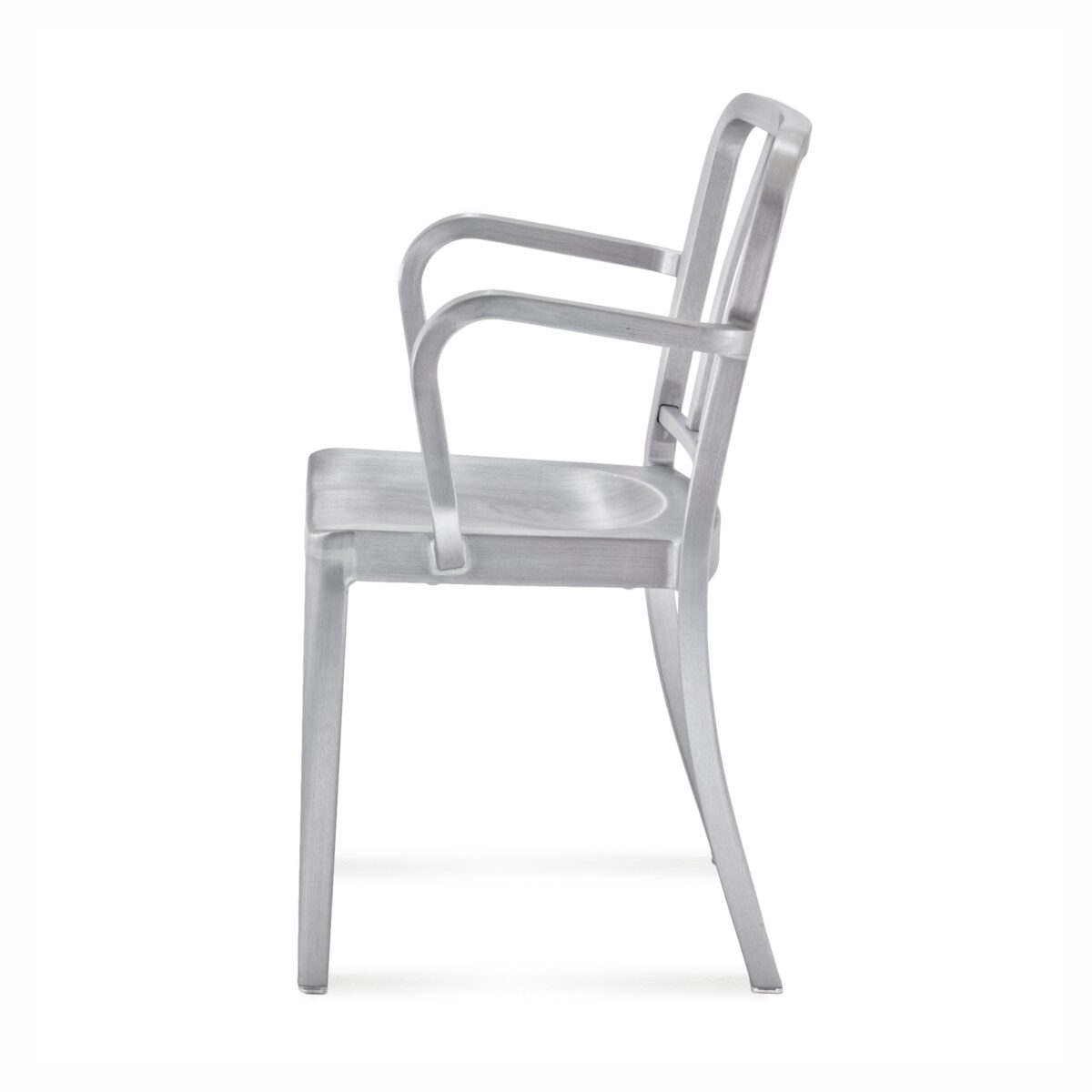 Modern luxury Emeco armchair designed by Philippe Starck
