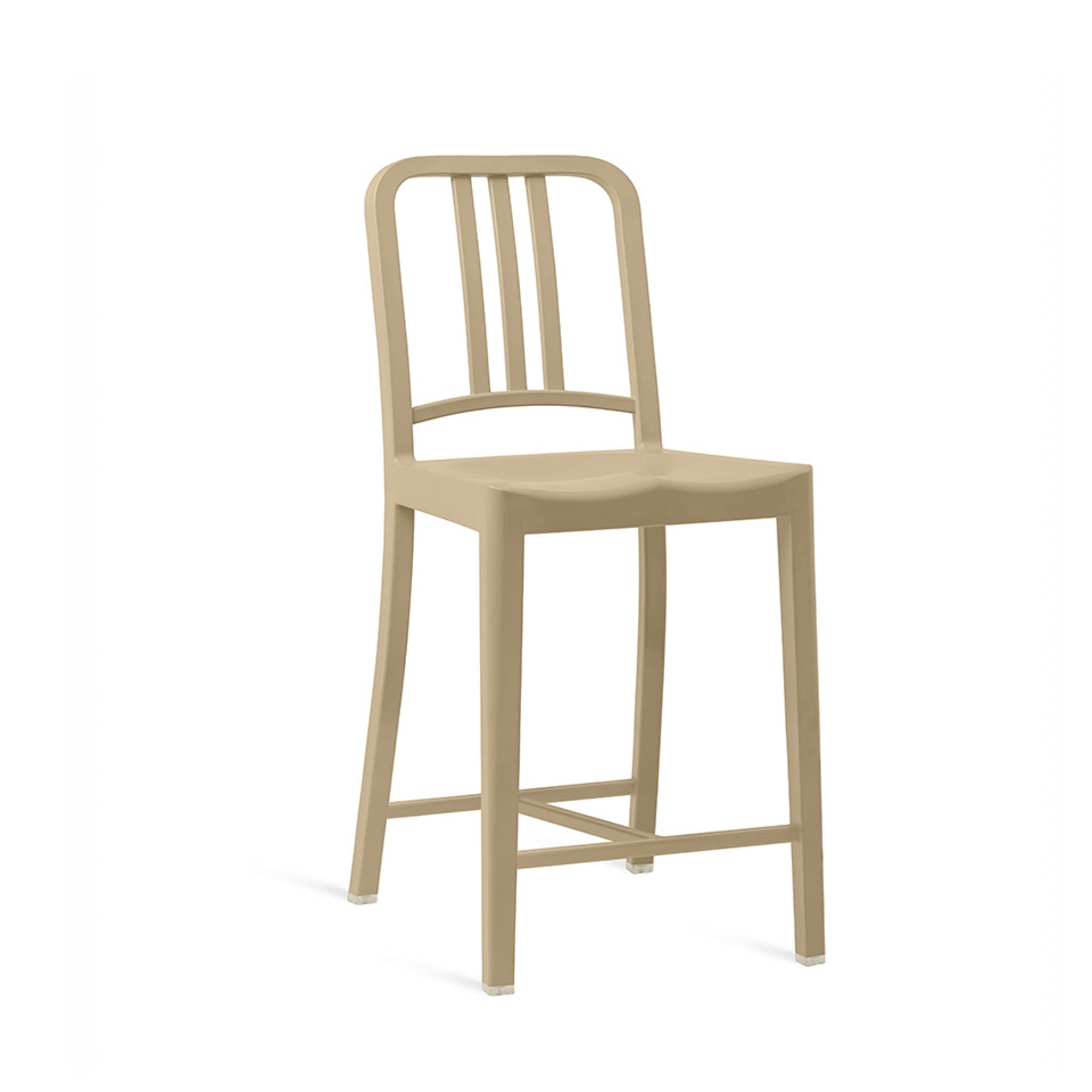 “111 Navy Stool by Emeco offering timeless military design with recycled innovation.”