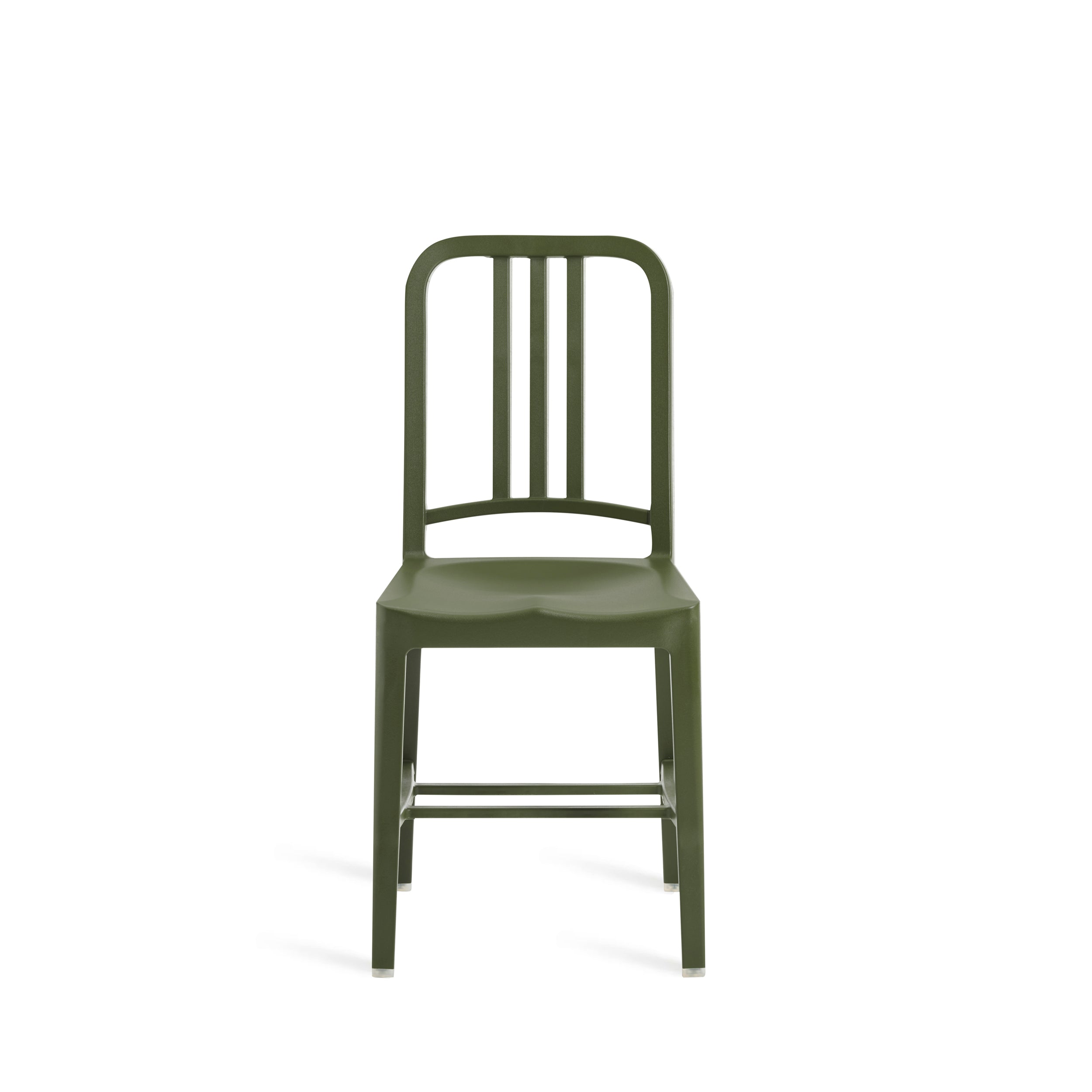 “Modern 111 Navy Chair® by Emeco offering the strength of sustainability in a timeless silhouette.”