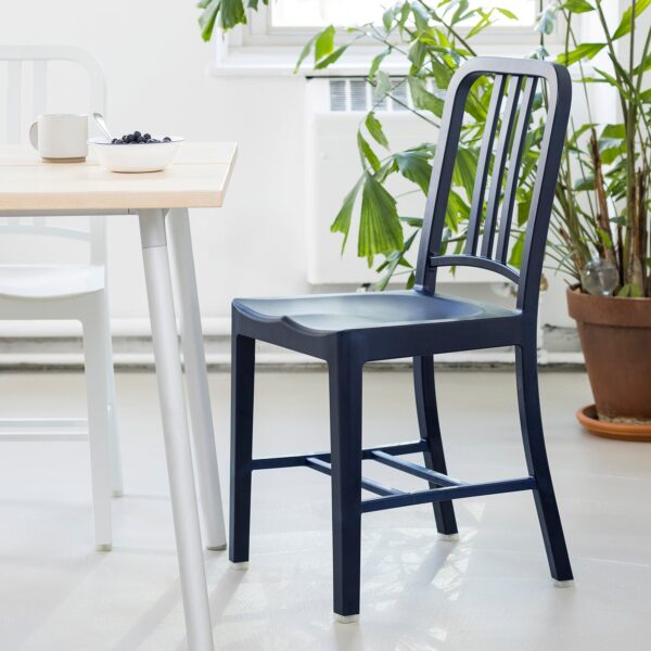 111 Navy Chair by Emeco in modern Italian style