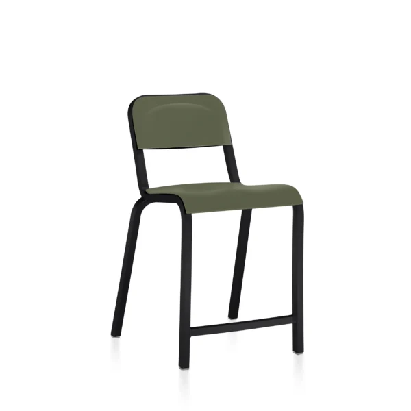 1951 stool by Emeco – modern, sleek design for luxury homes in Royal Oak.