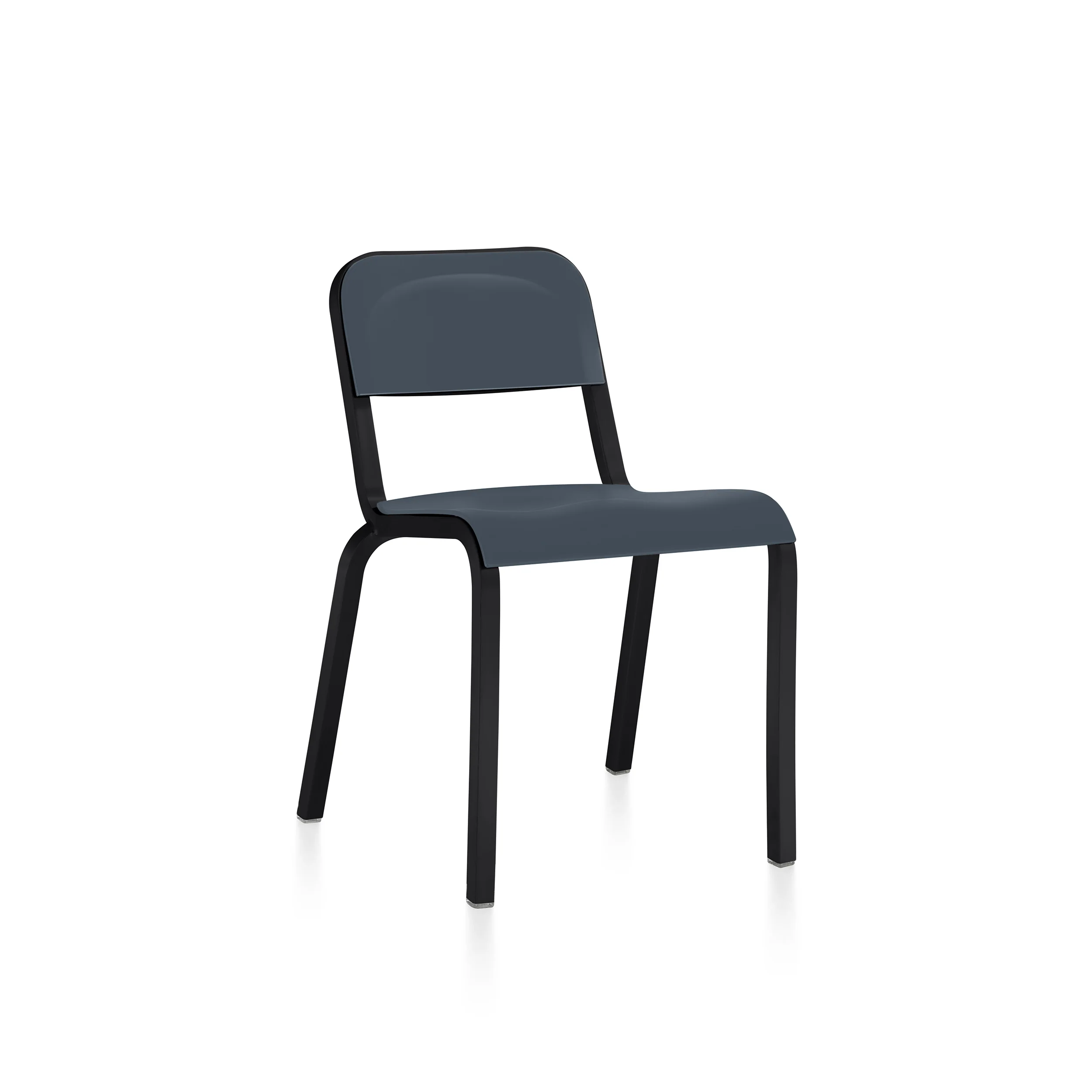 1951 Stacking Chair by Emeco, a durable and stylish design with a modern aesthetic, perfect for both residential and commercial spaces with a sleek, stackable form.