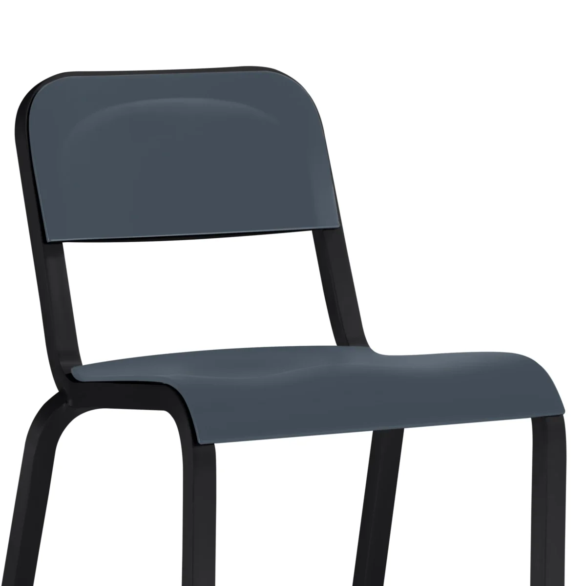 1951 Stacking Chair by Emeco, a durable and stylish design with a modern aesthetic, perfect for both residential and commercial spaces with a sleek, stackable form.