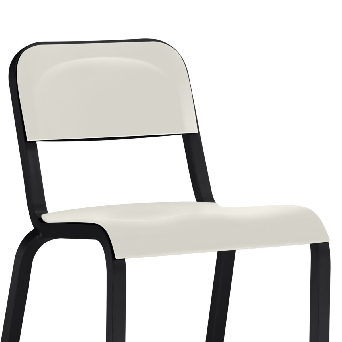 1951 Stacking Chair by BMW by Emeco, perfect for luxury interiors, Troy.