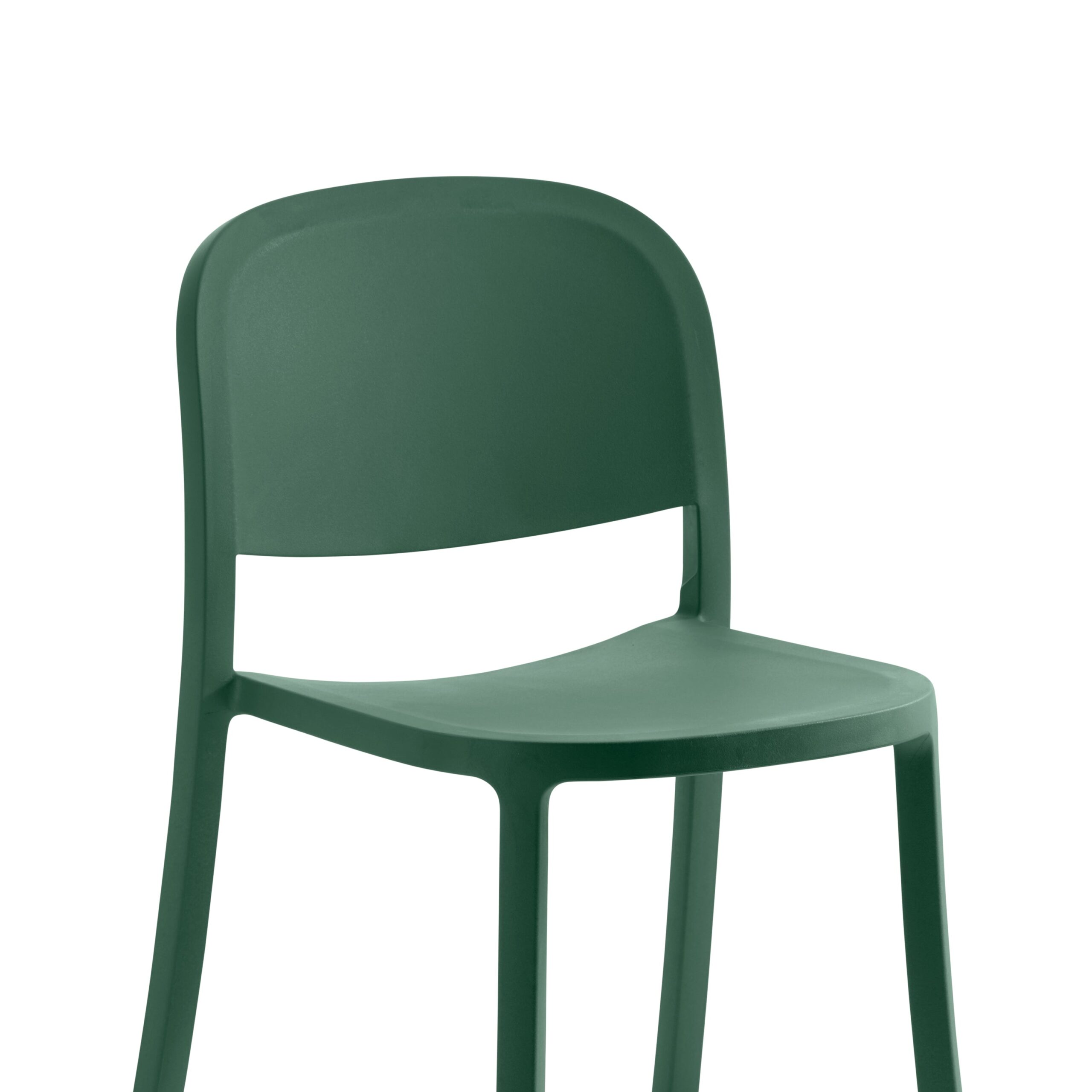 “Eco-conscious 1 Inch Side Chair by Emeco, ideal for modern homes and commercial settings.”