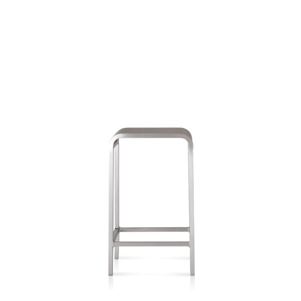 Modern Emeco 20-06 Stool in luxury Royal Oak Michigan home