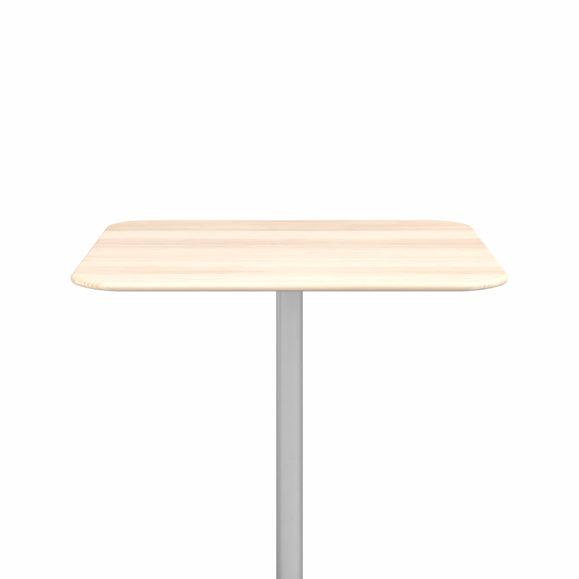 “2 Inch X Base Bar Table by Emeco in aluminum, combining form and function for high-use areas.”