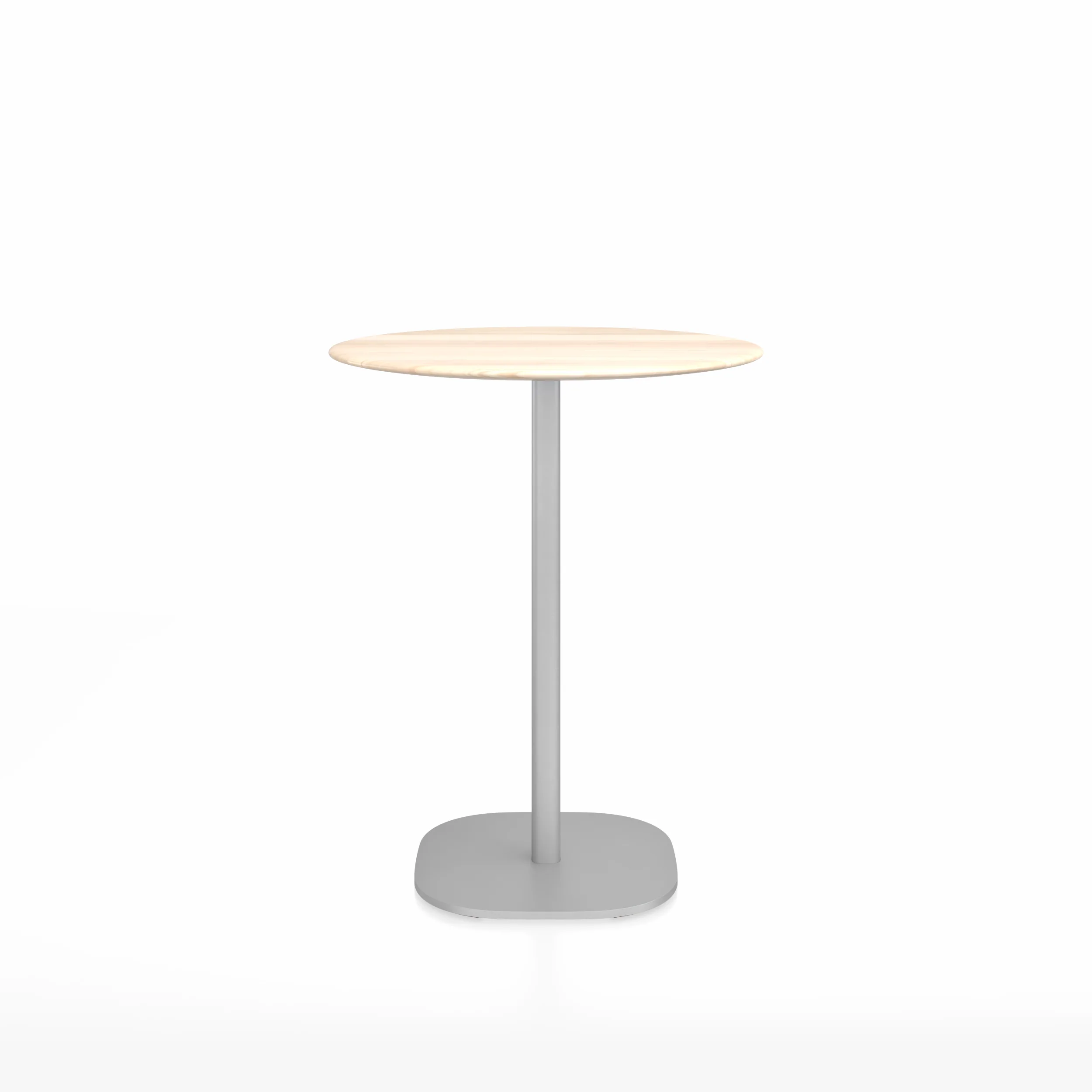 2 Inch Flat base counter table, round by Emeco – modern design for luxury spaces in Royal Oak.