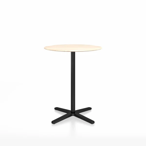 2 Inch X base counter table, round by Emeco – modern design for luxury spaces in Royal Oak.