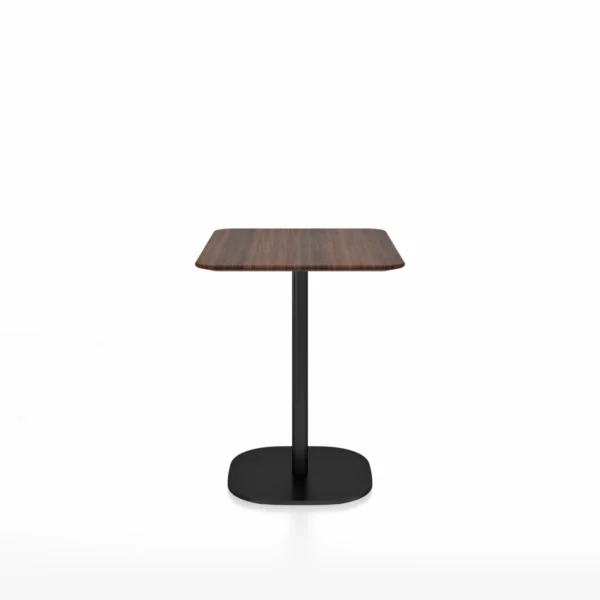 2 Inch Flat Base Café Table, Square by Emeco, a modern and durable design with a sleek square top, perfect for contemporary cafés, dining spaces, and outdoor settings.