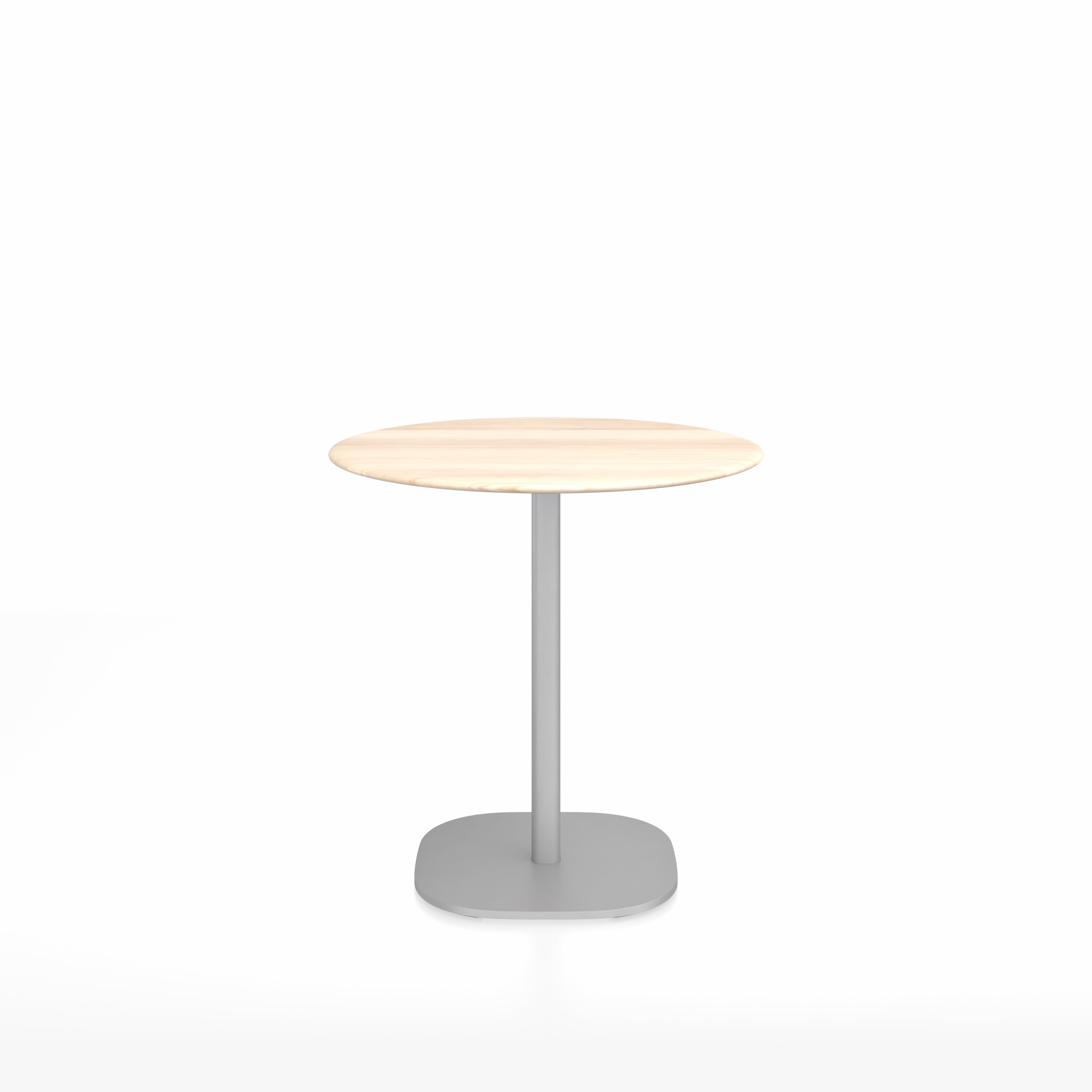Jasper Morrison design: sleek round café table with minimalist flat base