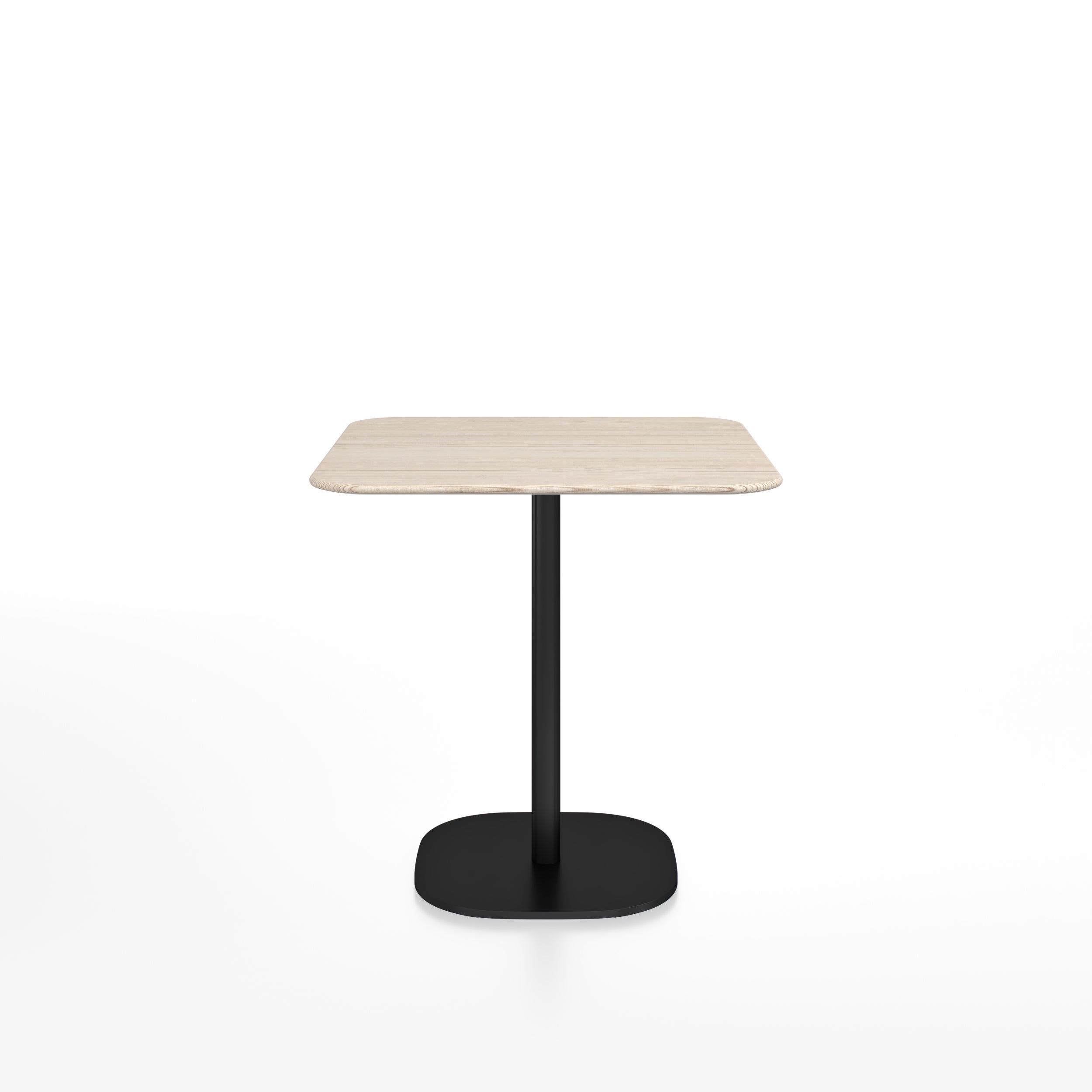 Emeco 2 Inch Flat Base Square Café Table in modern Italian design