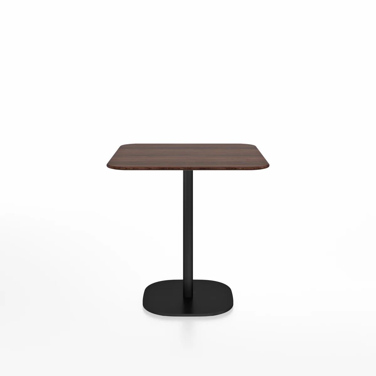 2 Inch Flat Base Café Table, Square by Emeco, a modern and sturdy design with a sleek square top, perfect for contemporary cafés, dining areas, and stylish interiors.
