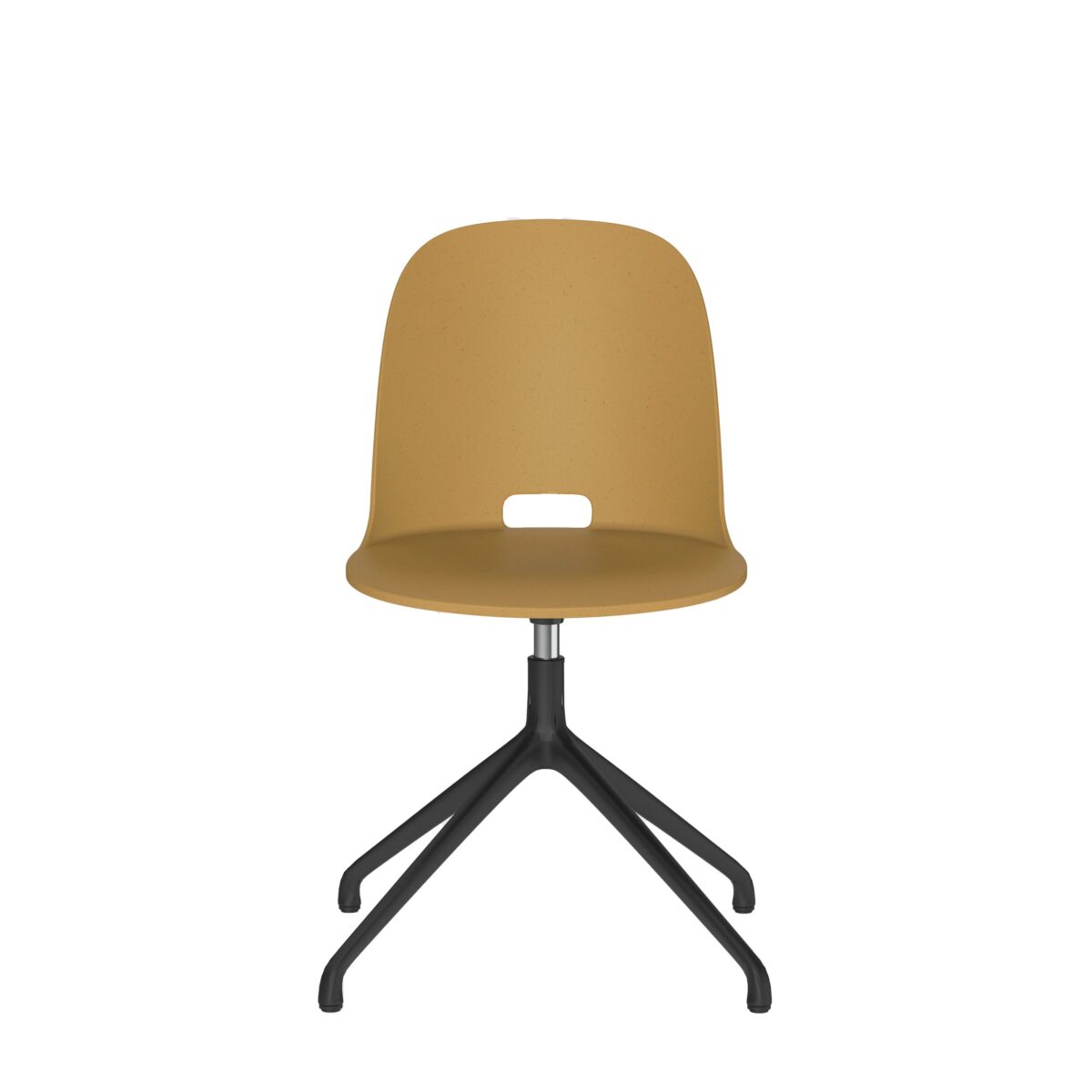 Luxury Alfi Work chair by Emeco, contemporary Italian swivel seating