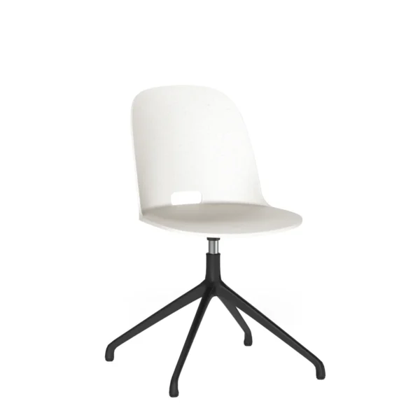Alfi Work Swivel Chair with Glides by Emeco, a modern and ergonomic design with swivel functionality and glides, perfect for contemporary workspaces and office environments.