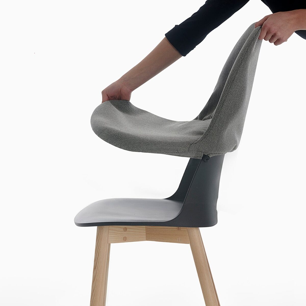 Emeco Alfi Soft Slipcover Low Back