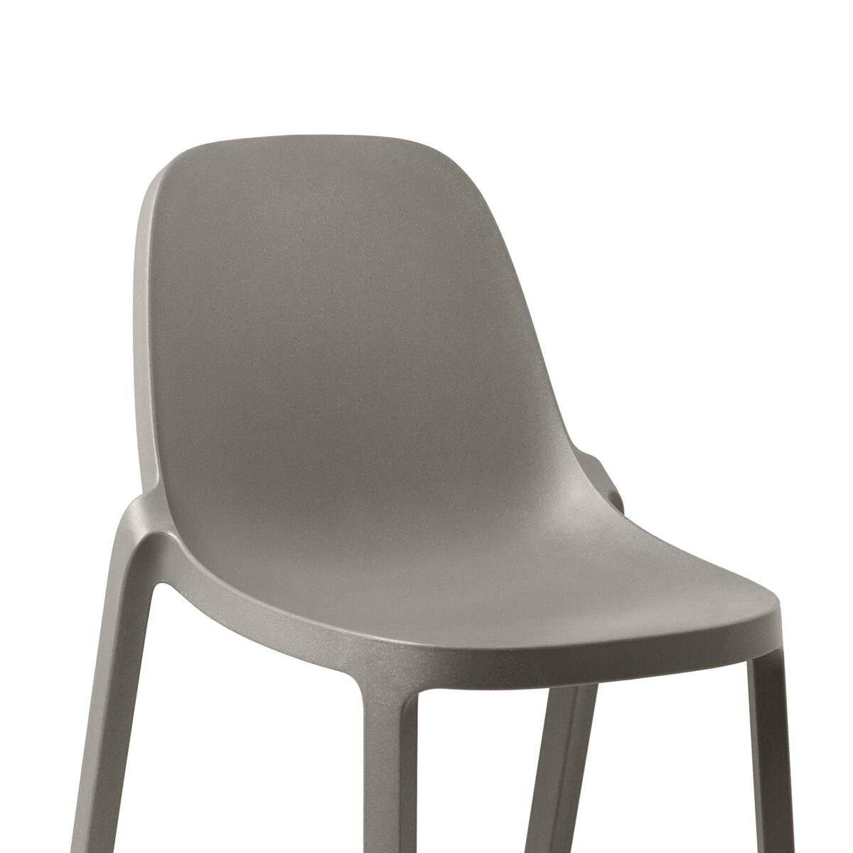 “Sustainable Broom Chair by Emeco, designed by Philippe Starck, featuring stackable functionality and modern form.”