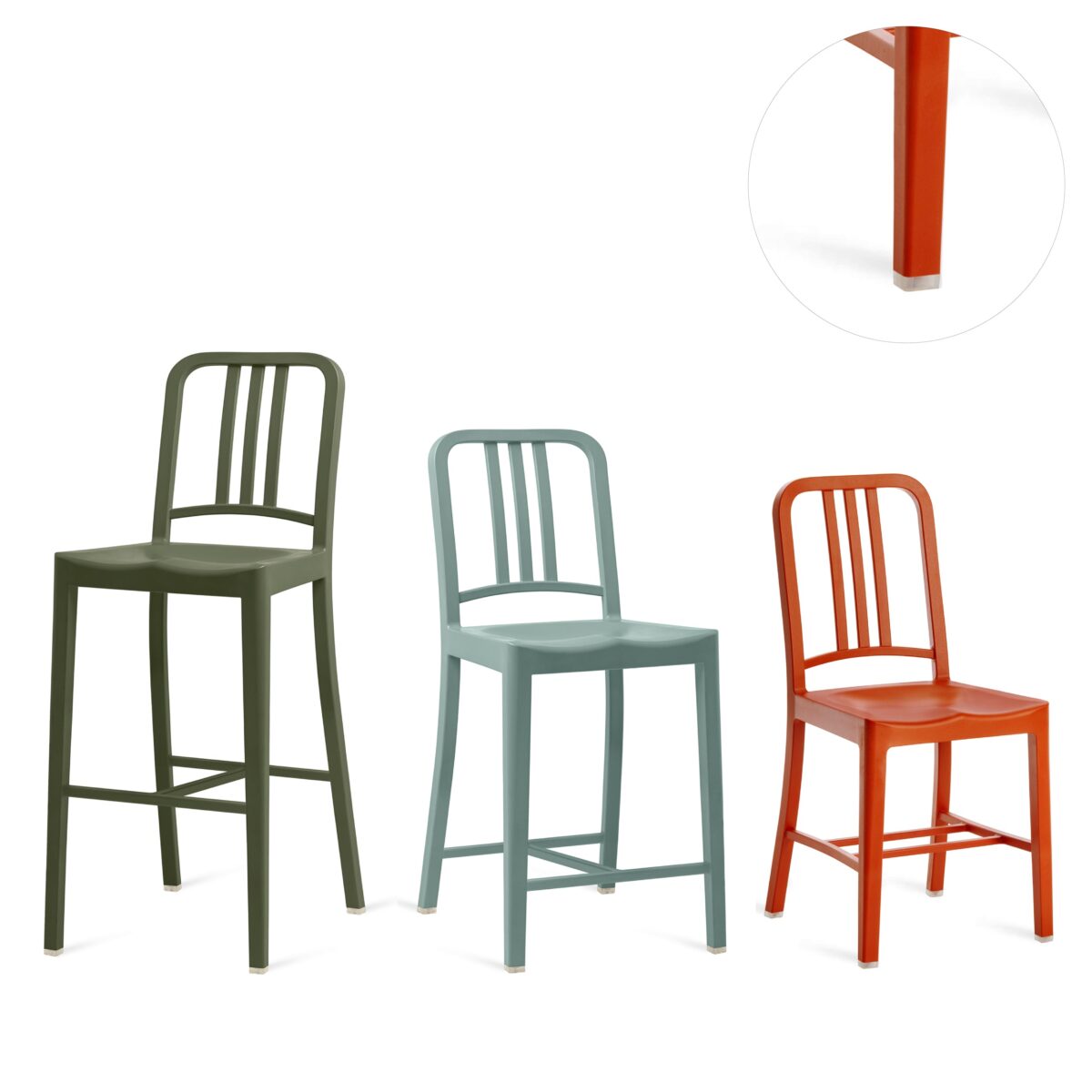 Emeco 111 Navy chair replacement glides