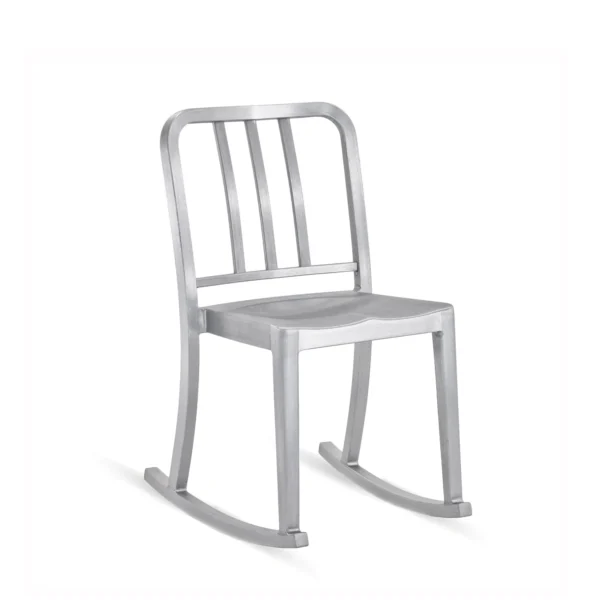 Heritage Rocking Chair by Emeco, combining classic design with modern comfort.
