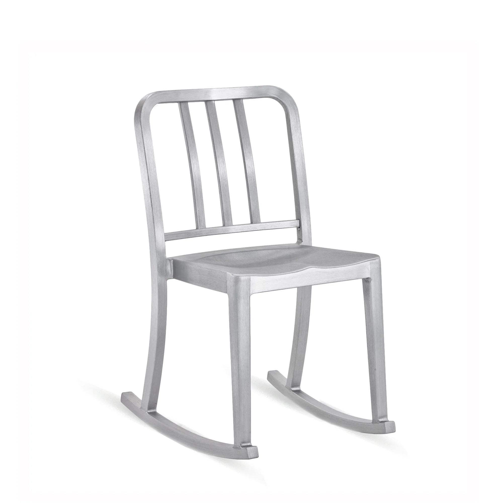 Heritage Rocking Chair by Emeco, combining classic design with modern comfort.