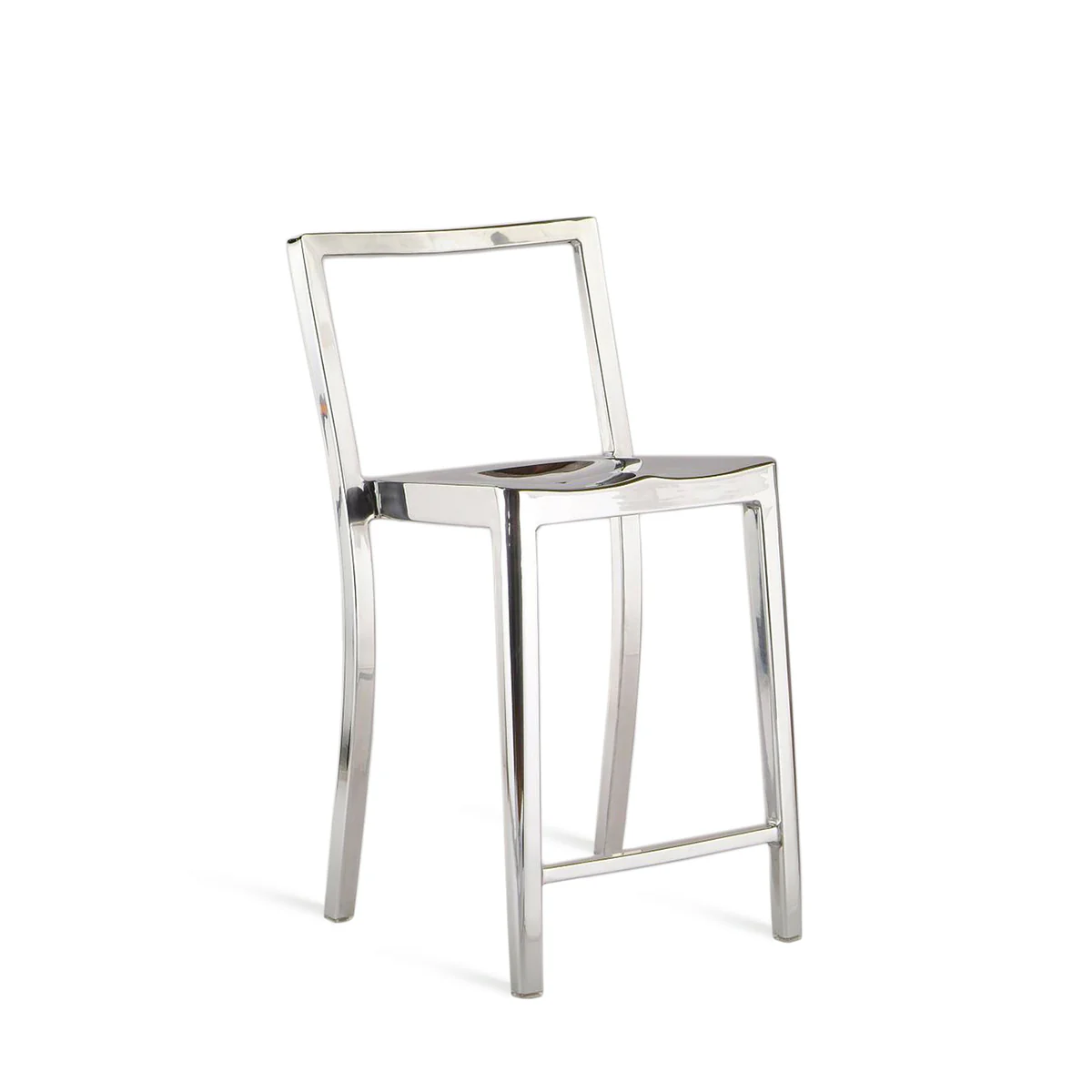 Icon Stool by Emeco, a sleek and modern design with a minimalist aesthetic, perfect for adding both style and functionality to contemporary dining and living spaces.