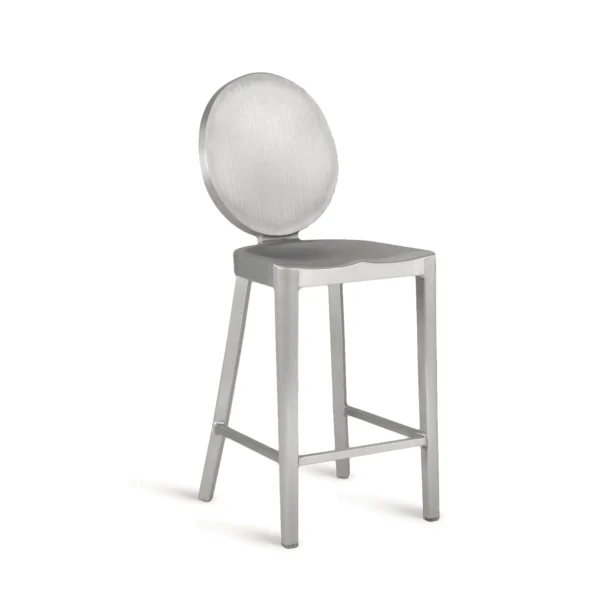 Kong Stool by Emeco, combining modern design with sturdy construction for versatile use.
