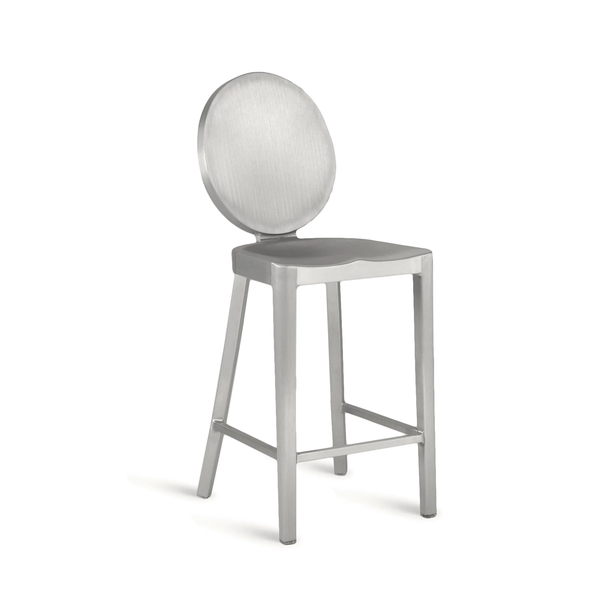 Kong Stool by Emeco, combining modern design with sturdy construction for versatile use.