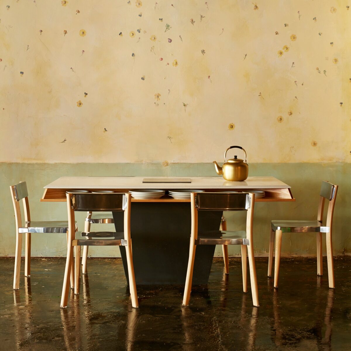 Modern Lancaster Chair by Michael Young made with sustainable materials by Emeco