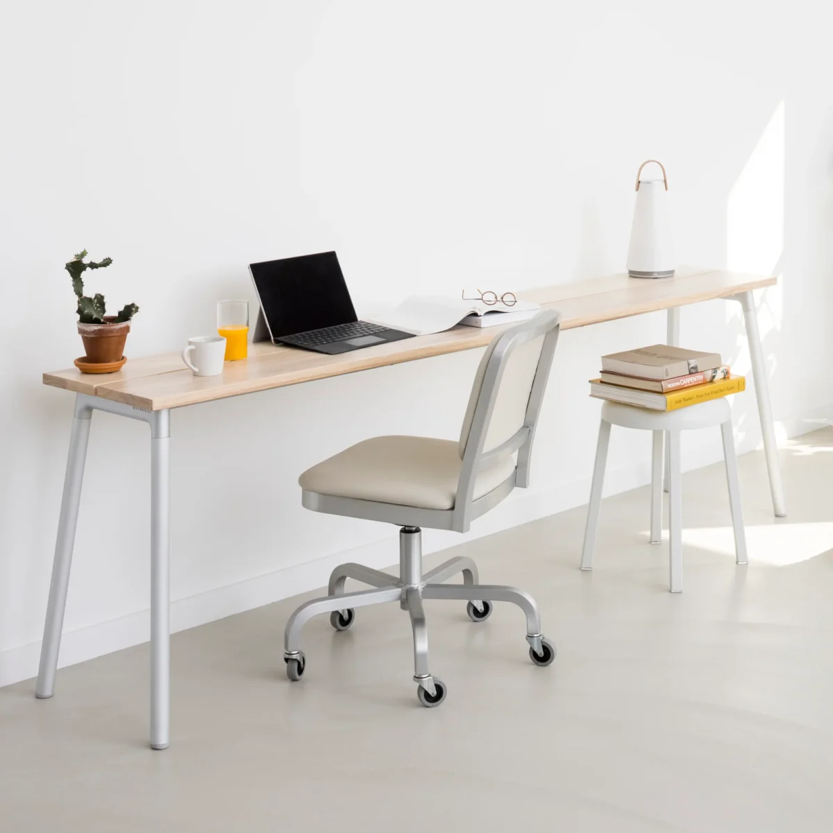 Emeco Run Table Legs, designed to complement modern interiors with their simple yet strong construction.