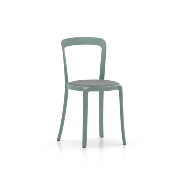 On & On Upholstered Chair by Emeco, offering timeless design and superior comfort.