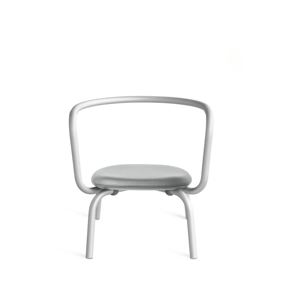 Emeco Parrish Lounge Chair, featuring a minimalist design for relaxed seating.