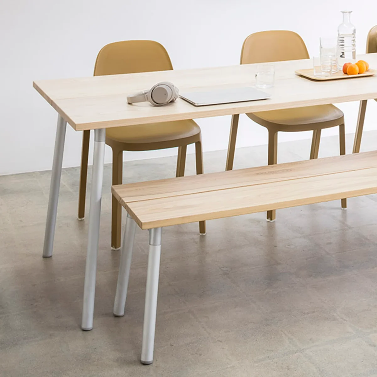 The Run Table Legs by Emeco, offering strong support and a contemporary design for your furniture.