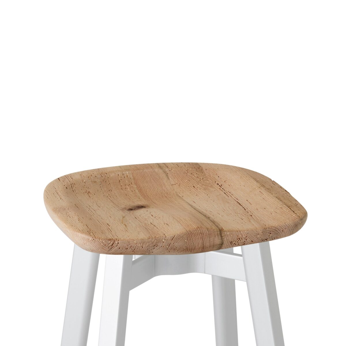 Stylish SU small stool by Nendo by Emeco perfect for contemporary rooms