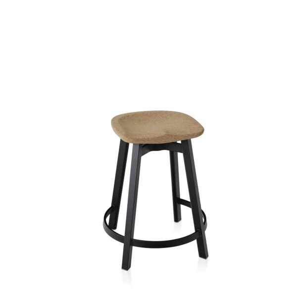 Minimalist design, sleek aluminum frame with a plastic seat, ideal for modern interiors.