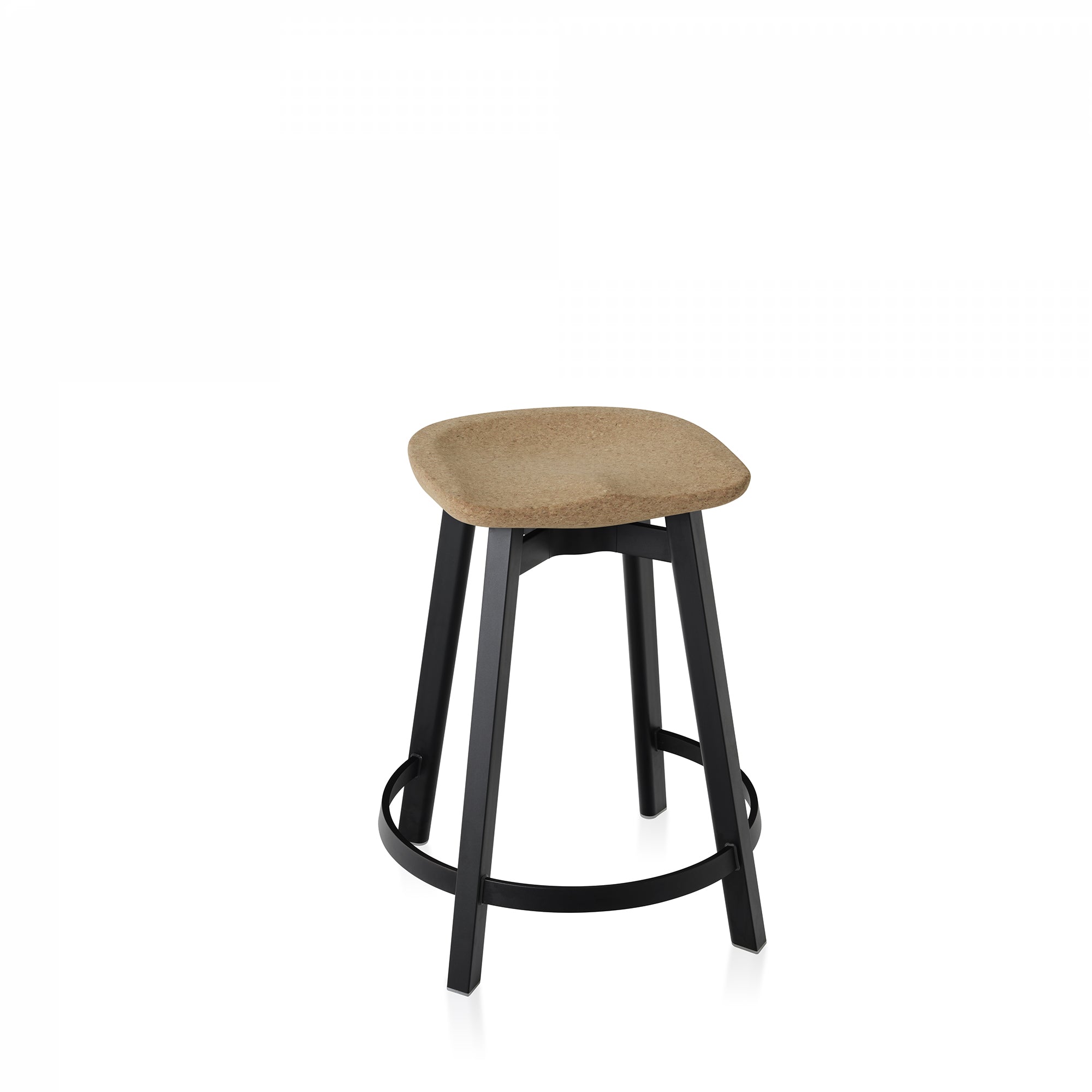Minimalist design, sleek aluminum frame with a plastic seat, ideal for modern interiors.