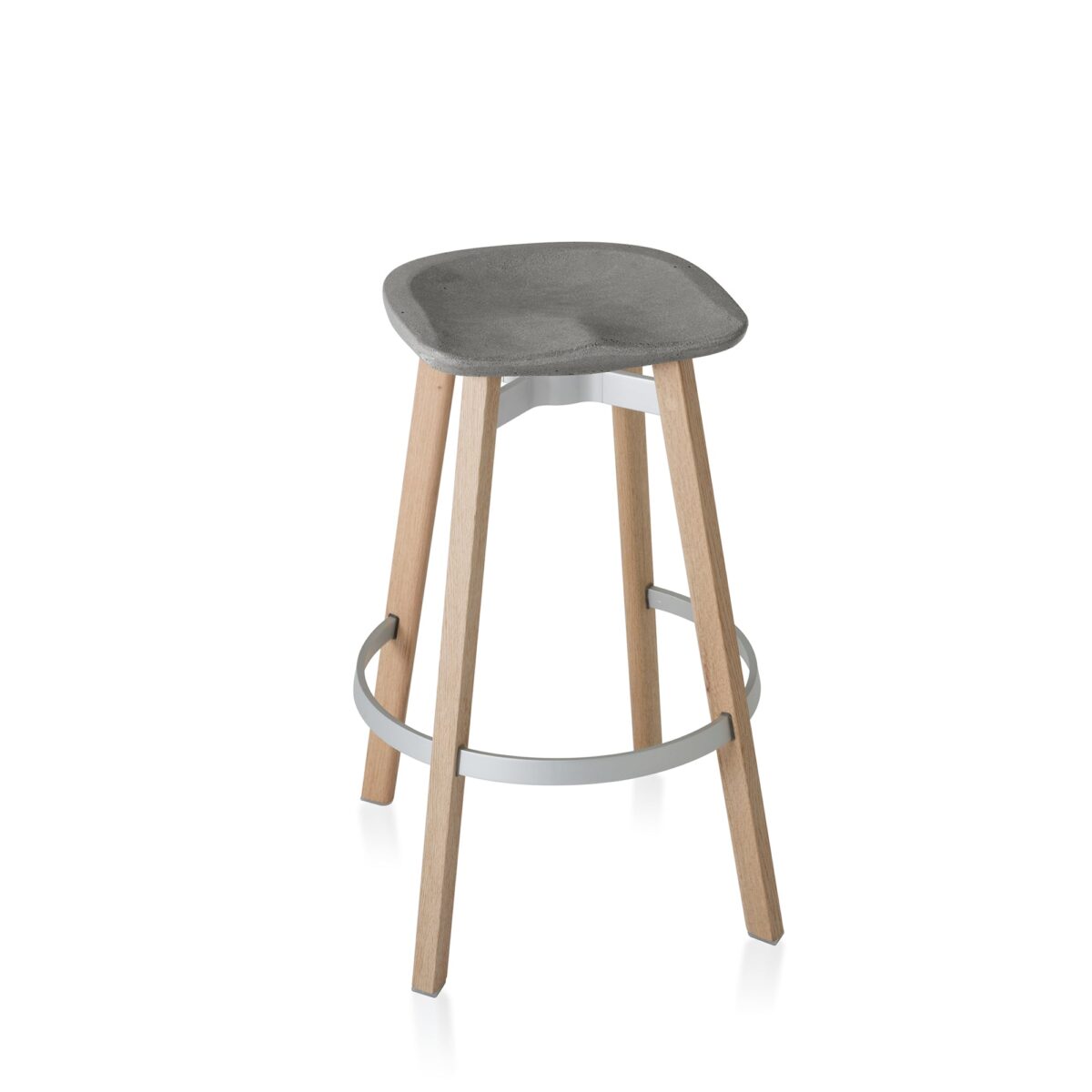 Durable, stackable SU Stool with a streamlined design, perfect for contemporary spaces.
