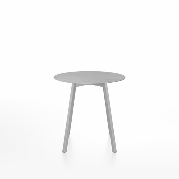 “Emeco SU Café Table featuring circular top and sleek, modern construction.”